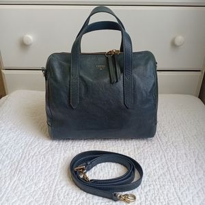 Fossil Sydney Satchel Crossbody - Hunter Green Color